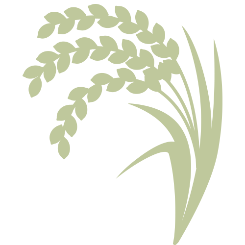 たわわに実る稲穂のアイコン