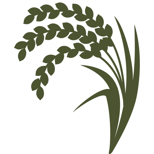たわわに実る稲穂のアイコン